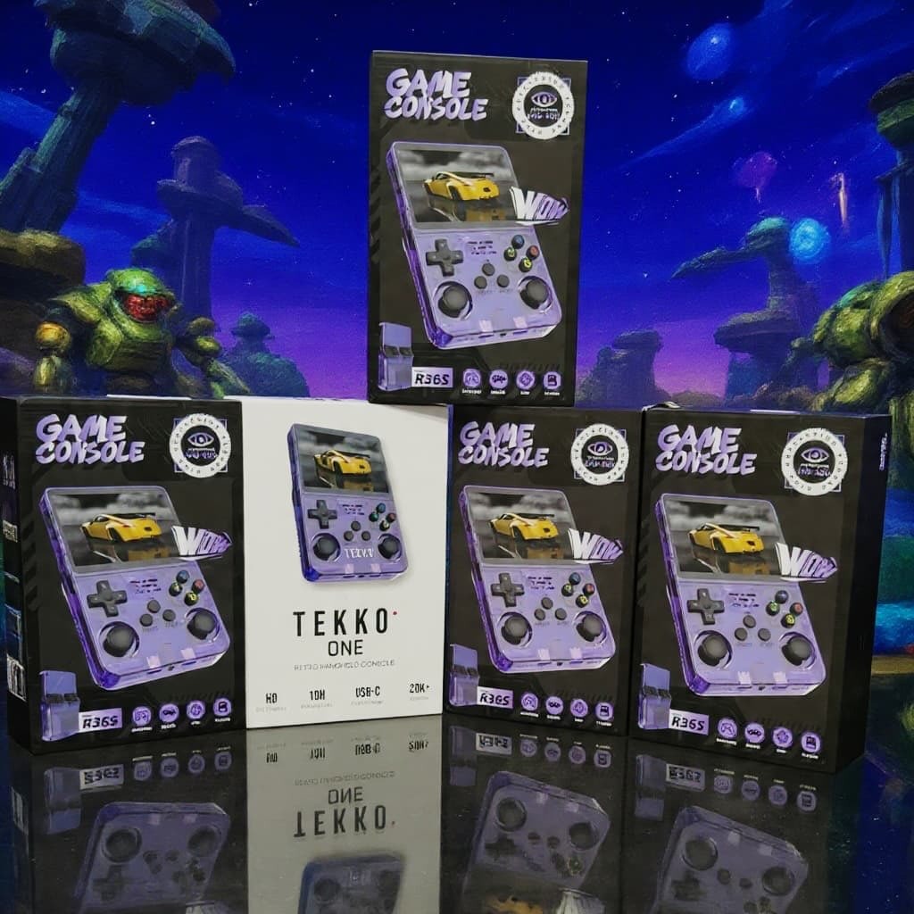 Consolas portátiles retro con juegos en Game Store 054