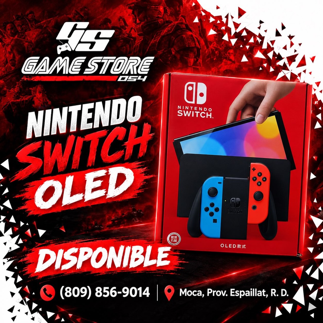 Nintendo Switch OLED disponible en Game Store 054